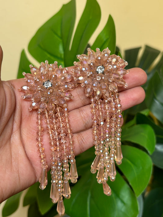 Crytal beaded - Rose Gold