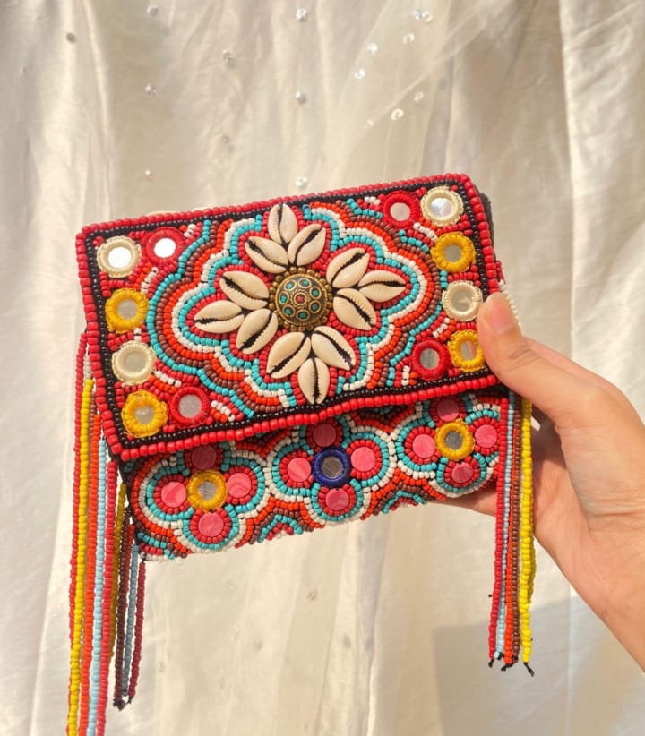 Hancrafted Boho Bag With Sling